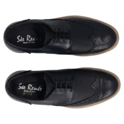 Francesine Uomo Blu in pelle