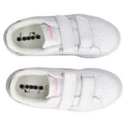 GAME P BALLET PS Sneakers Bambina Bianche, Rosa e Argento
