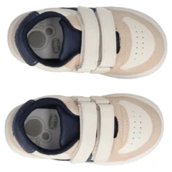 GIKI Sneakers Bambini Bianche, Beige e Blu