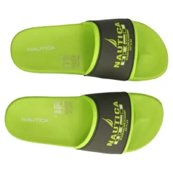 GILI Ciabatte Uomo Verde Fluo