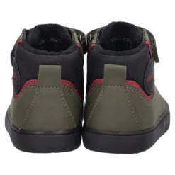 GISLI Sneakers Alta Bambino Verde e Nera