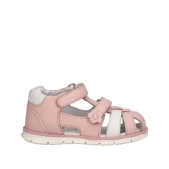 GRANZY Sandali Bambina Rosa e Bianchi in Pelle