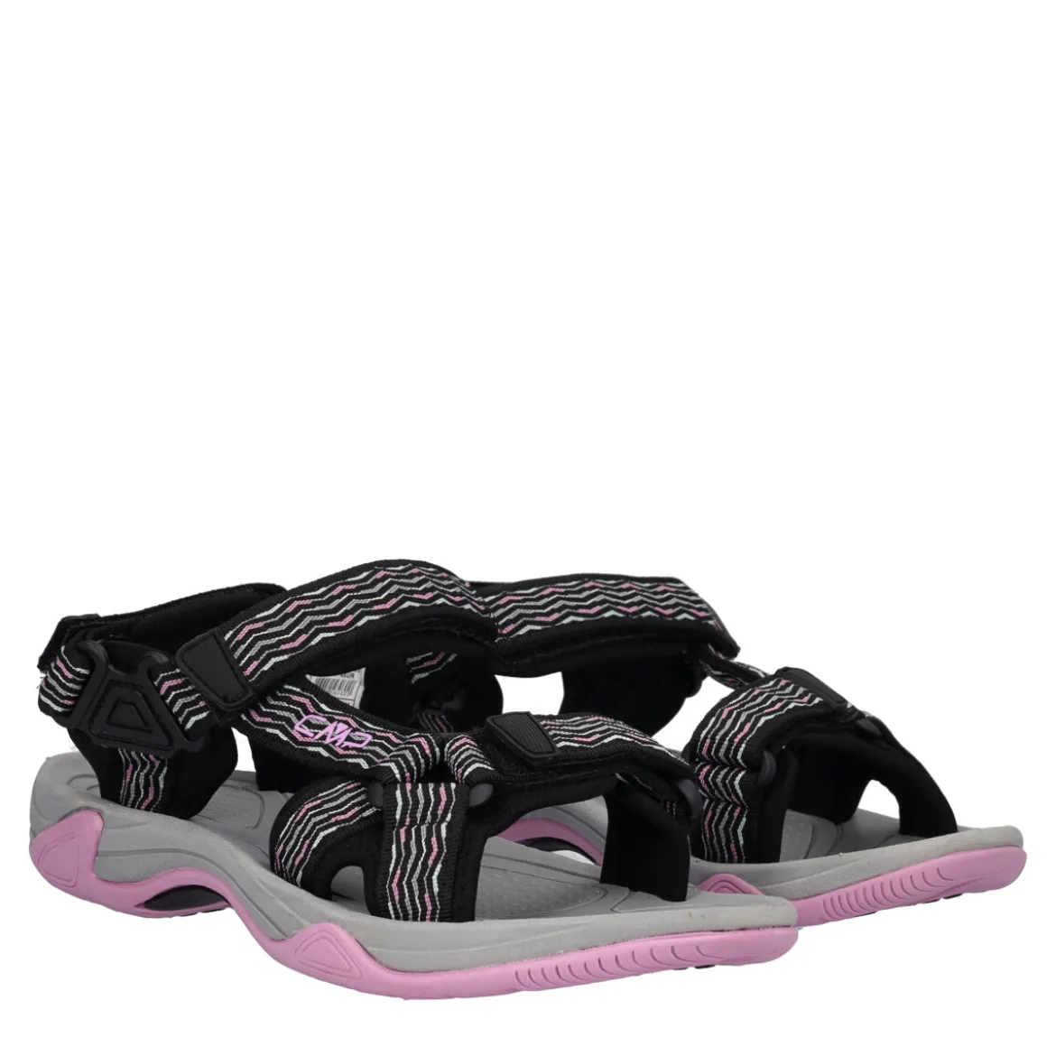 HAMAL HIKING SANDAL Donna Nero e Rosa