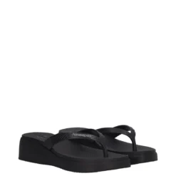 HIGH PLATFORM Infradito Donna Nere