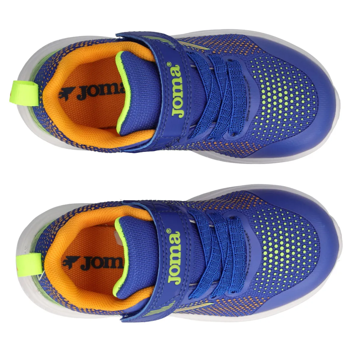 HORIZON JR 2504 Sneakers Bambino Blu e Giallo Fluo