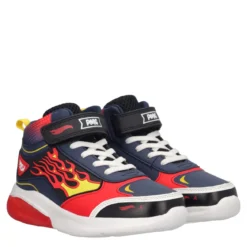 HOT WHEELS B&G LIGHTS Sneakers Bambino Blu e Rosse con Luci