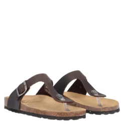 Infradito Donna Marrone Rustico in Pelle