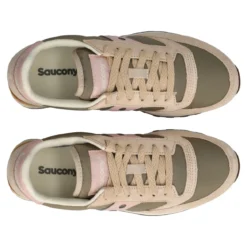 JAZZ TRIPLE Sneakers Donna Beige, Verdi e Rosa
