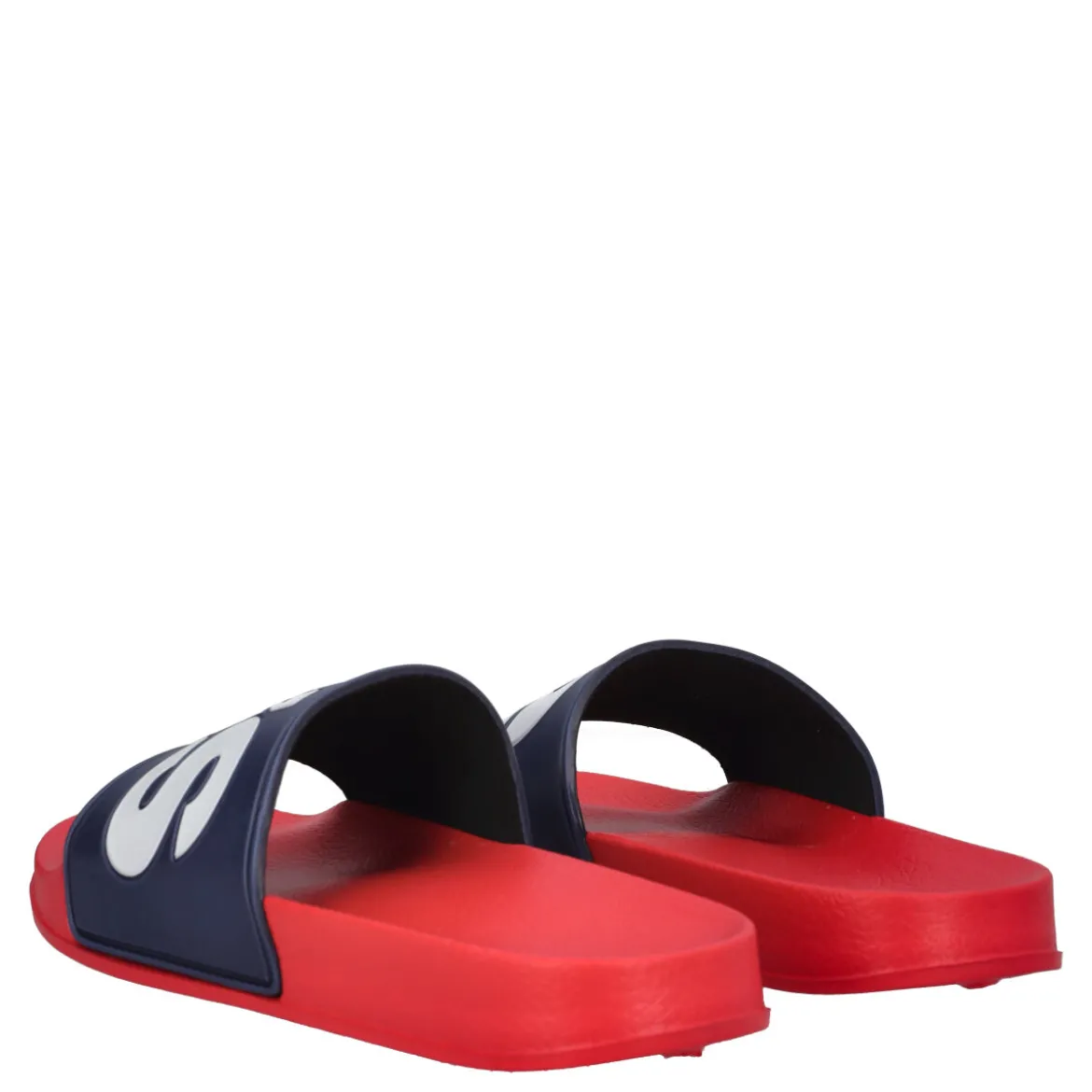 JUNEL Ciabatte Mare Bambini Blu e Rosse