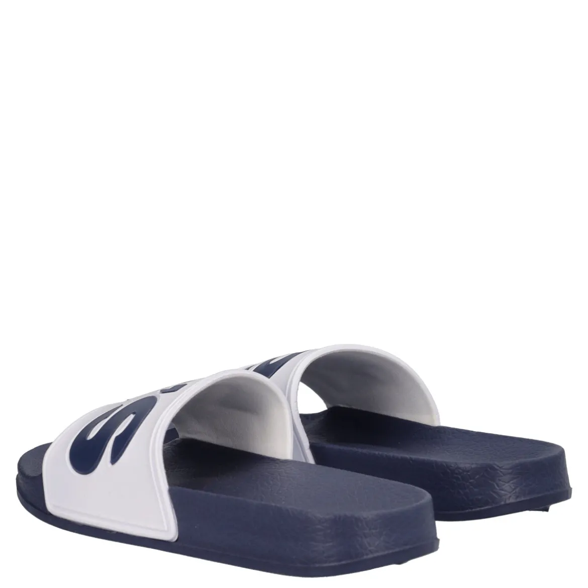 JUNEL Ciabatte Mare Bambini Blu e Bianche