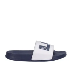 JUNEL Ciabatte Mare Bambini Blu e Bianche