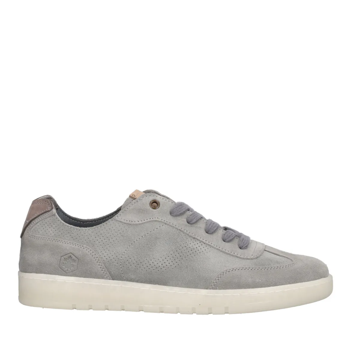 KAIMAN Sneakers Uomo Grigie in Pelle Scamosciata