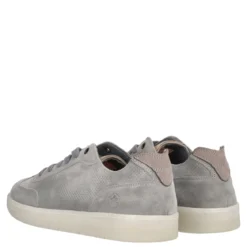 KAIMAN Sneakers Uomo Grigie in Pelle Scamosciata