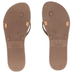 KIREI CHIC FEM Infradito Donna Marroni
