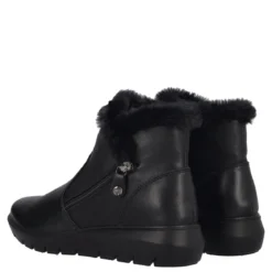 KLIZIA Stivaletti Comfort Donna Neri in Pelle