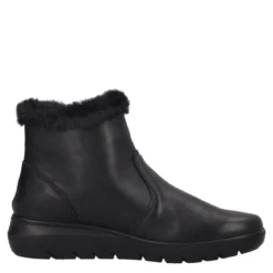 KLIZIA Stivaletti Comfort Donna Neri in Pelle