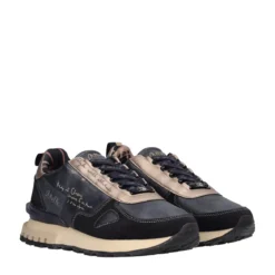 LISBOA Sneakers Donna Grigie Metallizzate