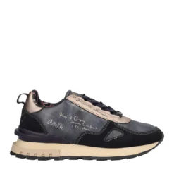 LISBOA Sneakers Donna Grigie Metallizzate