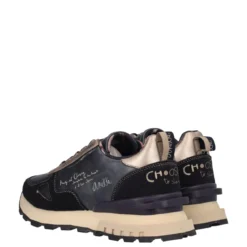 LISBOA Sneakers Donna Grigie Metallizzate