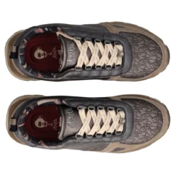 LISBOA Sneakers Donna Taupe Metallizzate