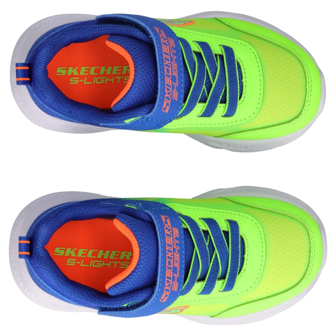 METEOR LIGHTS Sneakers Bambino Verde Fluo e Blu con Luci