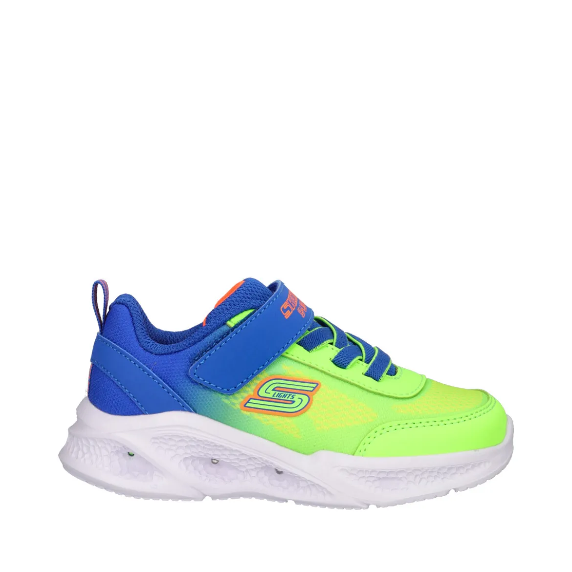 METEOR LIGHTS Sneakers Bambino Verde Fluo e Blu con Luci