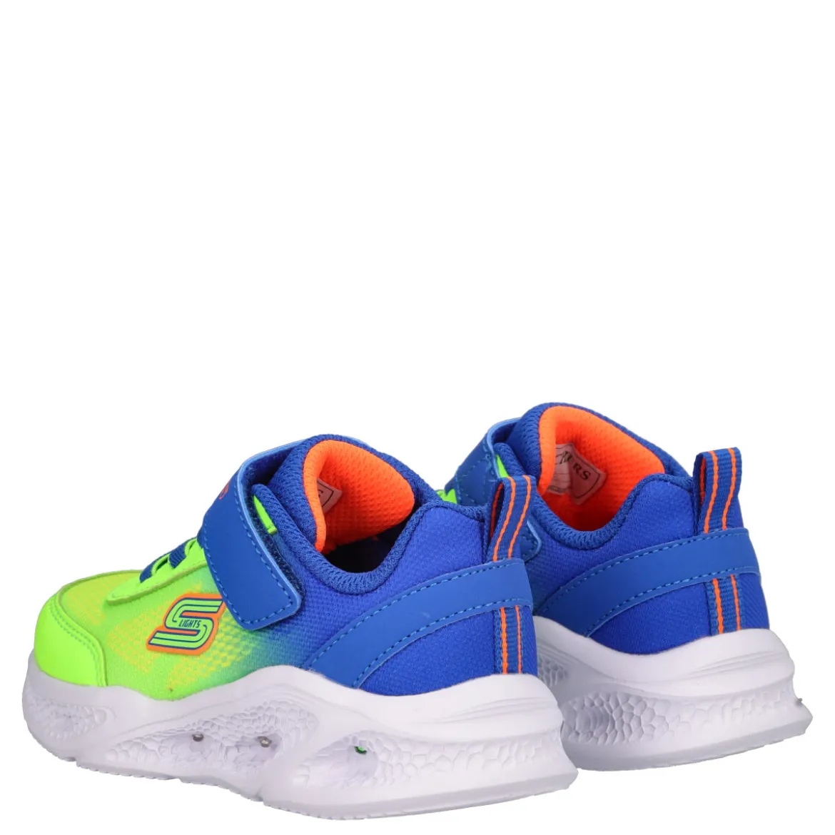 METEOR LIGHTS Sneakers Bambino Verde Fluo e Blu con Luci