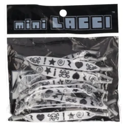 Mini Lacci Bianchi Stampa Teschi