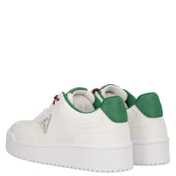 MIRAM12 Sneakers Donna Bianche e Verdi