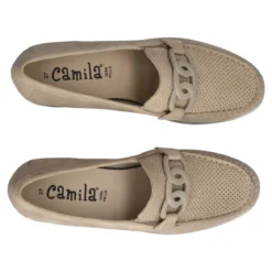 Mocassini Comfort Donna Beige