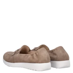 Mocassini Comfort Donna Beige in Pelle