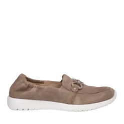 Mocassini Comfort Donna Beige in Pelle