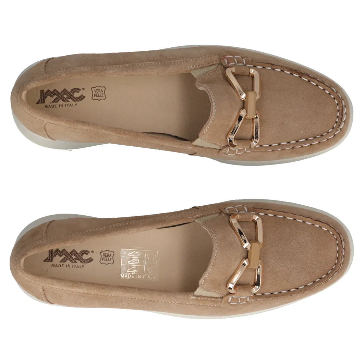 Mocassini Comfort Donna Beige