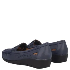 Mocassini comfort Donna Blu