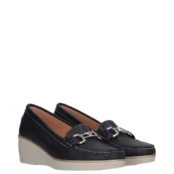 Mocassini Comfort Donna Blu