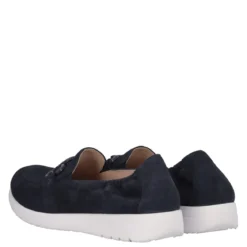 Mocassini Comfort Donna Blu in Pelle