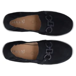 Mocassini Comfort Donna Blu in Pelle
