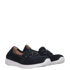 Mocassini Comfort Donna Blu in Pelle