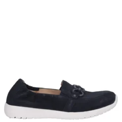 Mocassini Comfort Donna Blu in Pelle