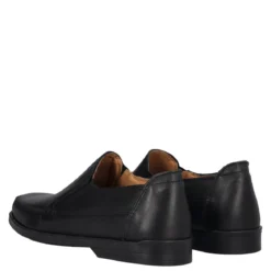 Mocassini Comfort Uomo Neri in Pelle