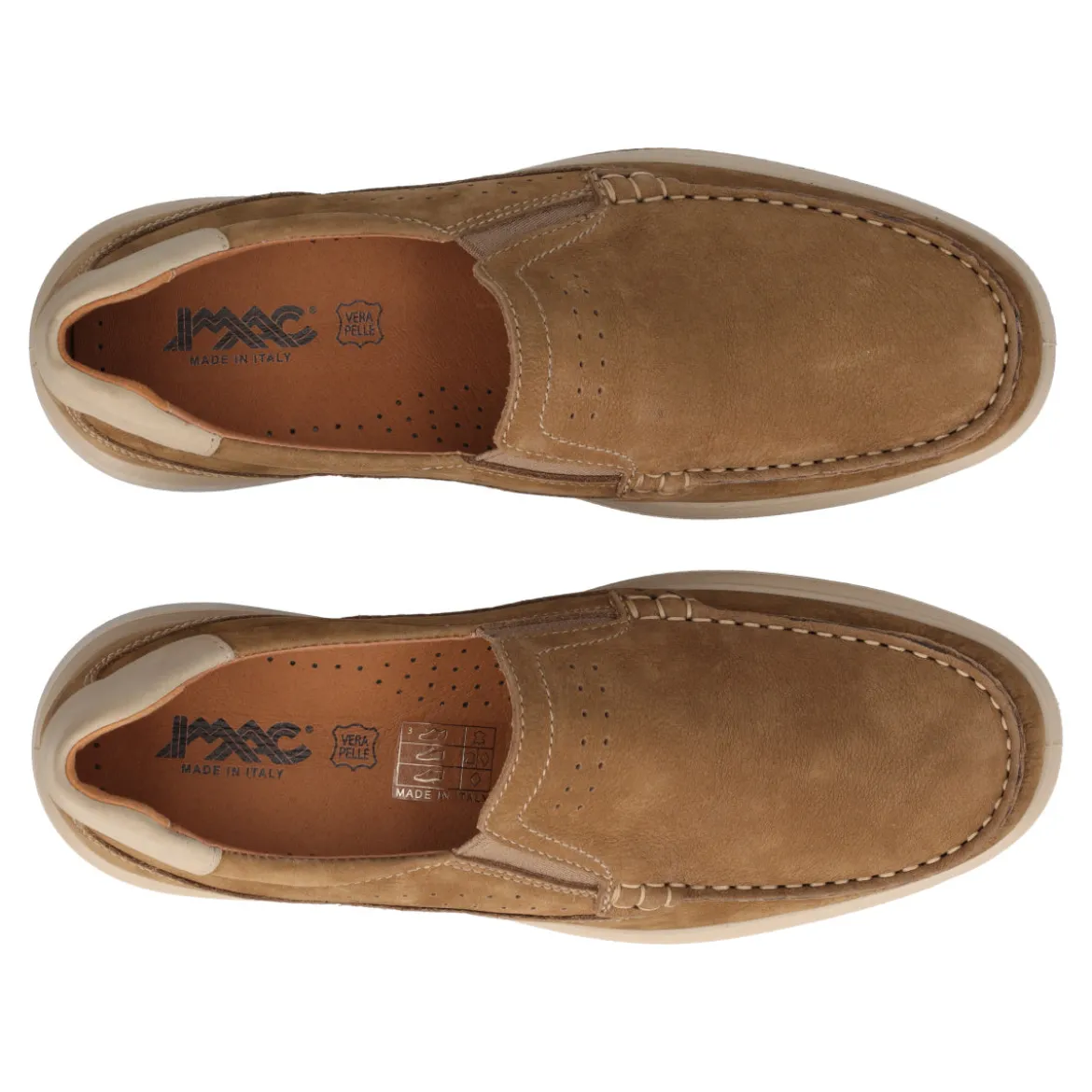 Mocassini Comfort Uomo Taupe