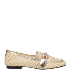 Mocassini Donna Beige
