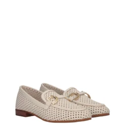 Mocassini Donna Beige
