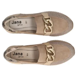 Mocassini Donna Beige