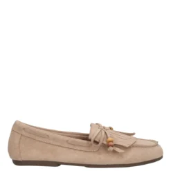 Mocassini Donna Beige