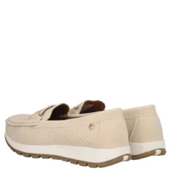 Mocassini Donna Beige
