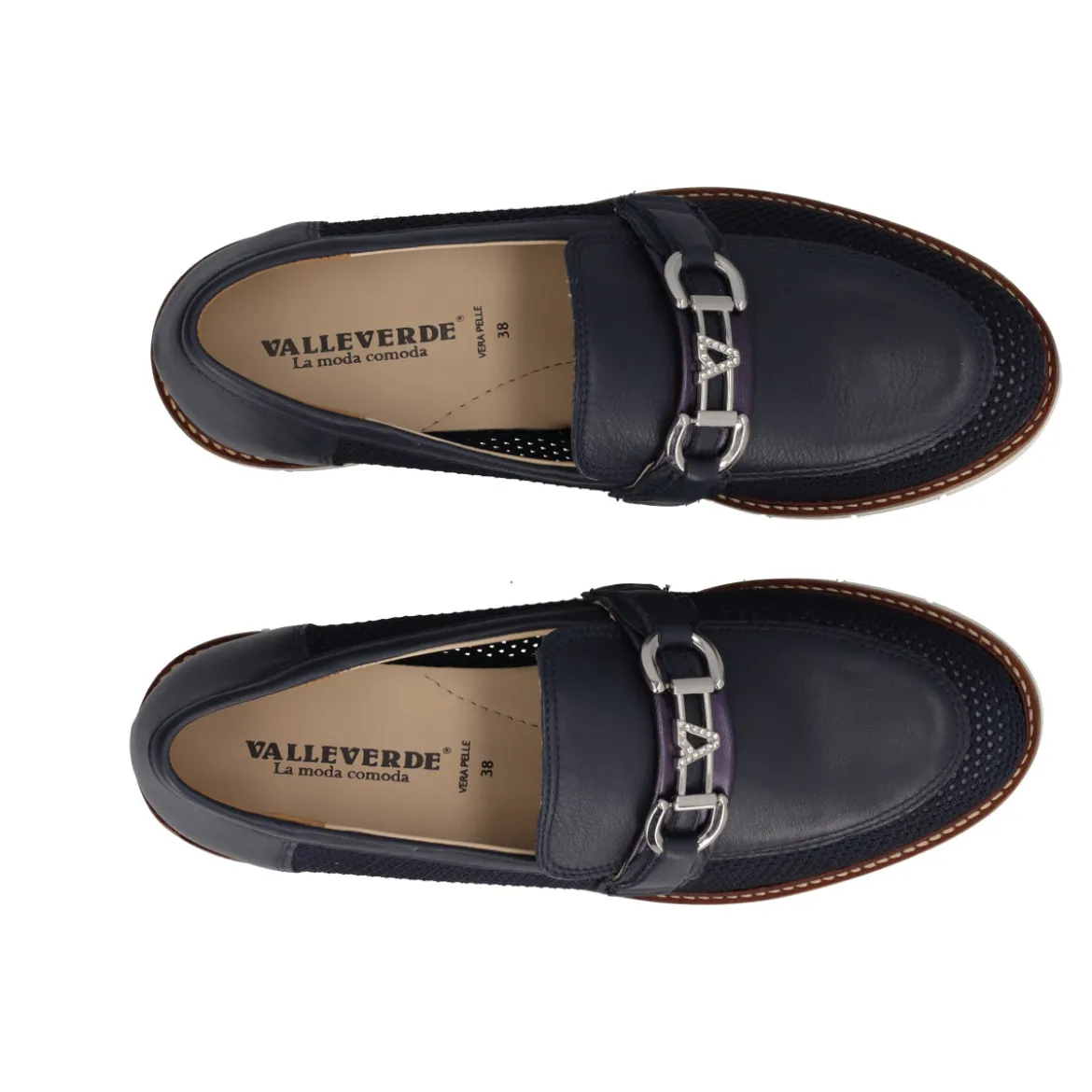 Mocassini Donna Blu