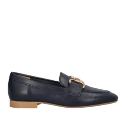 Mocassini Donna Blu in Pelle