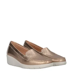 Mocassini Donna Bronzo