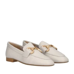 Mocassini Donna Ghiaccio in Pelle